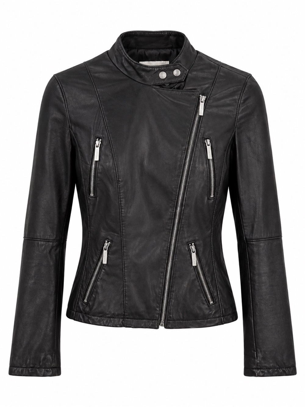 Genuine Leather Michael Kors Black Moto Jacket Women’s Size M Medium Fall Jacket